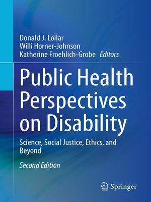 cover image of Public Health Perspectives on Disability